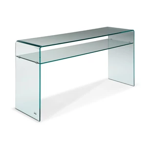 Console Mercurio T058VX5 transparant glas Natuzzi Italia