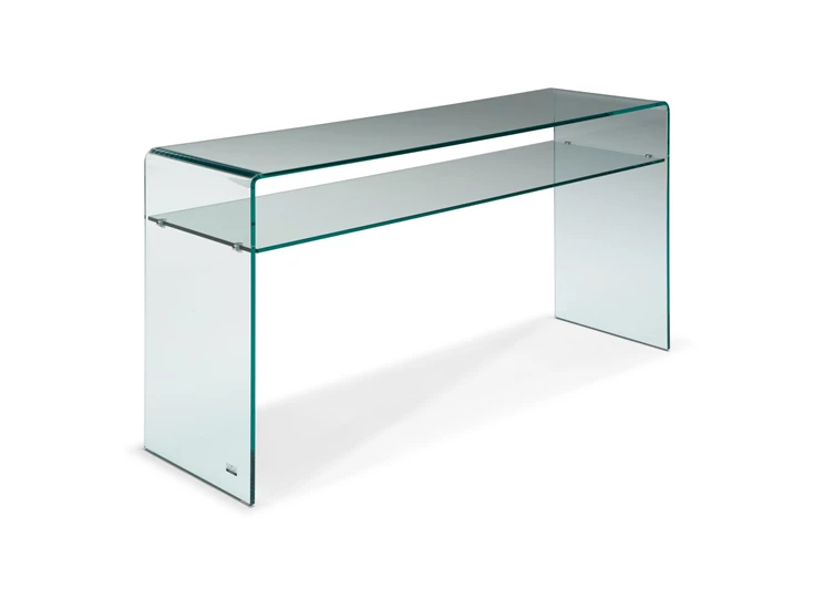 Console Mercurio T058VX5 transparant glas Natuzzi Italia