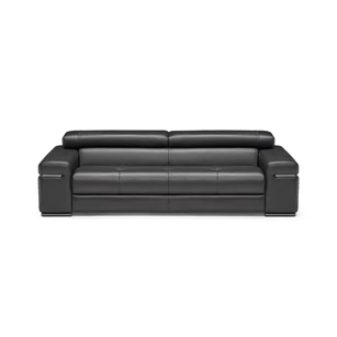 Salon canapé Avana 3-zit leder zwart Natuzzi Italia