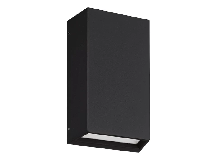 buitenwandlamp spongano schwarz