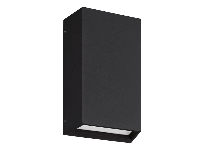 buitenwandlamp spongano schwarz