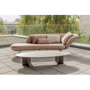Outdoor tuin Sofa Daybed Wire stof Grain Coral Joli
