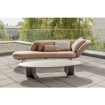Outdoor tuin Sofa Daybed Wire stof Grain Coral Joli