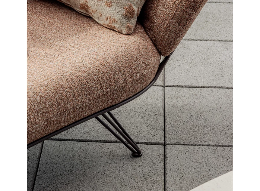 Zitkussen Outdoor tuin Sofa Daybed Wire stof Grain Coral Joli