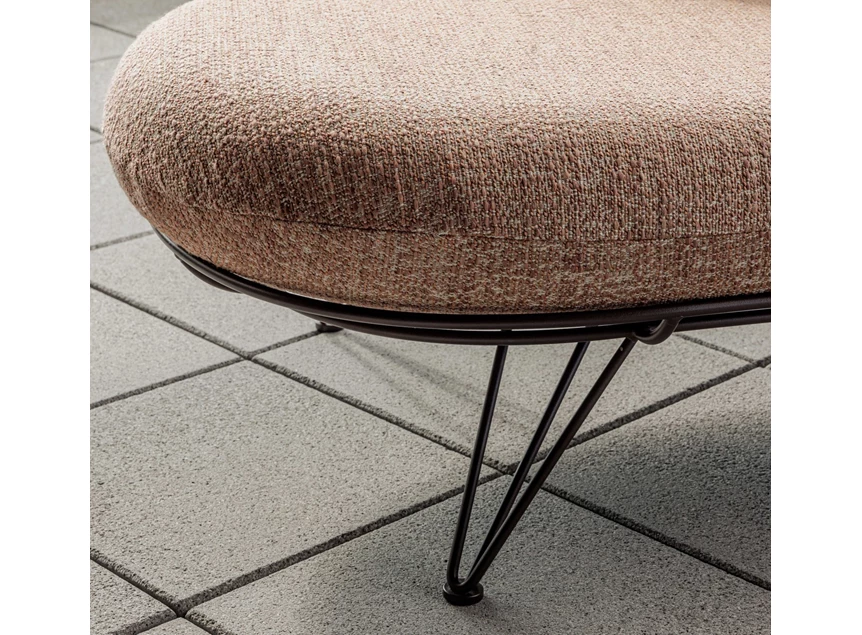 Onderstel Outdoor tuin Sofa Daybed Wire stof Grain Coral Joli