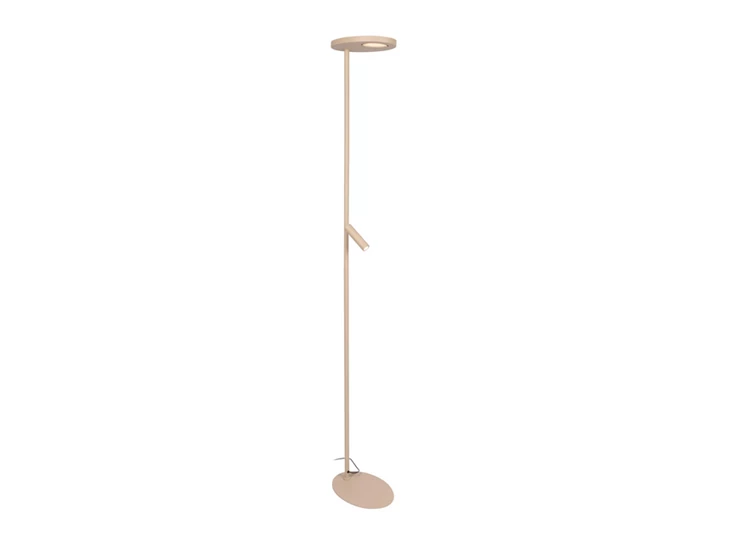 Ortolan vloerlamp led dimb, taupe 2700k/4000k