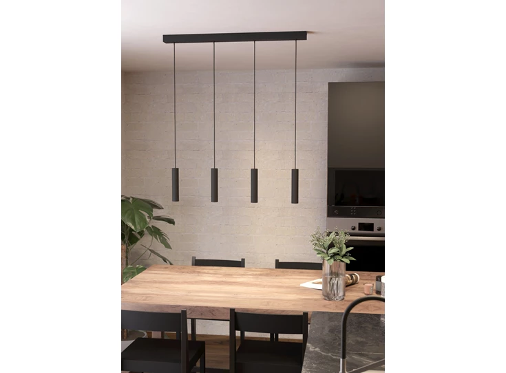 LED-hanglamp 4 ALMUDAINA sfeerfoto