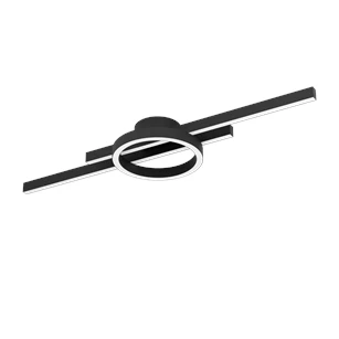 LED-plafondarmaturen AMANDOLO zwart