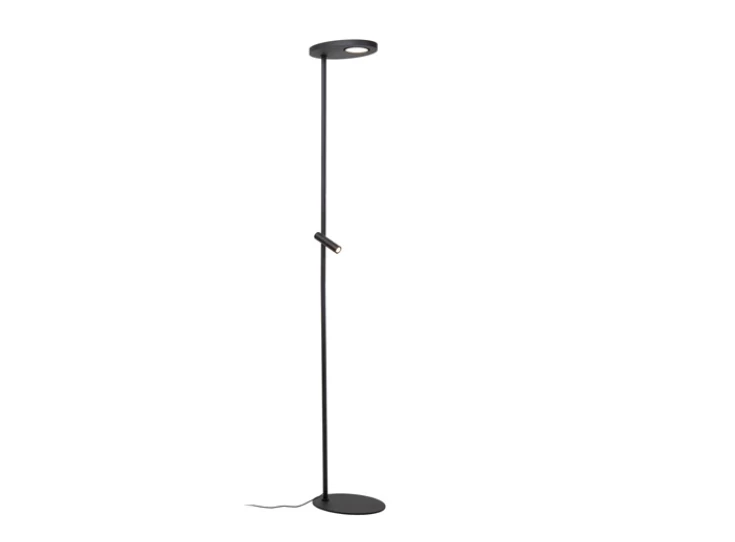 Ortolan vloerlamp led dimb, zwart 2700k/4000k