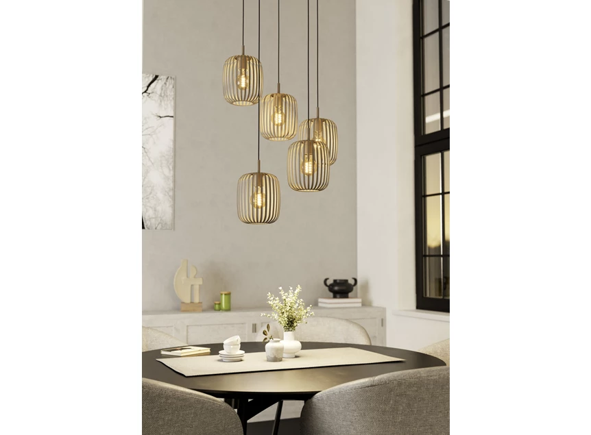 hanglamp 5 E27 ROMAZZINA sfeerfoto