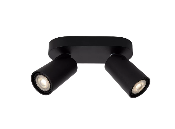 Xyrus plafondspot led dim to warm 2200k/3000k zwart