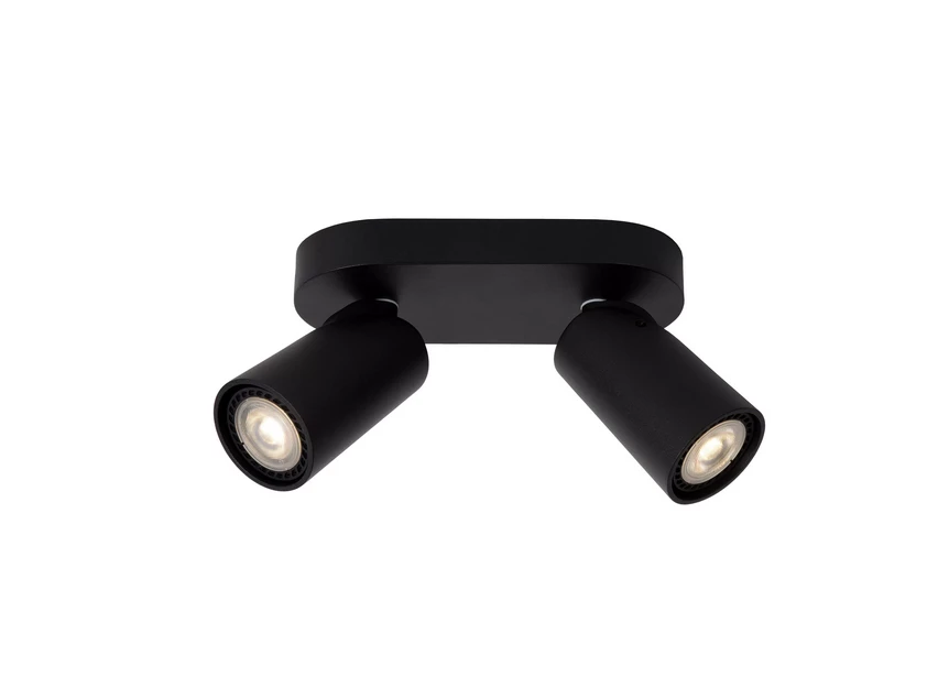 Xyrus plafondspot led dim to warm 2200k/3000k zwart