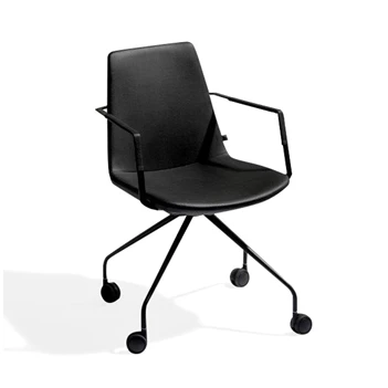 Bureaustoel Office Chair Rafael kunstleder zwart Joli