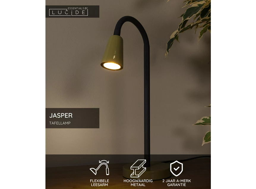 Jasper tafellamp groen GU10 info