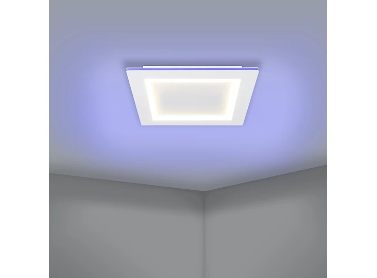 LED-plafondarmatuur PADROGIANO-Z wit sfeerfoto.