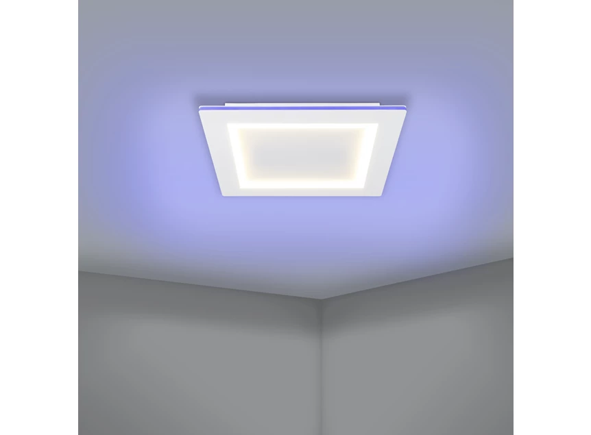 LED-plafondarmatuur PADROGIANO-Z wit sfeerfoto.