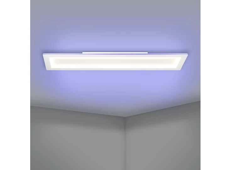LED-plafondlamp PADROGIANO-Z rechthoek wit sfeerfoto
