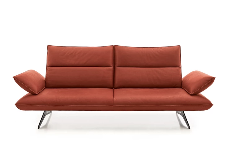 Front Salon canapé Caio leder terracotta Koinor