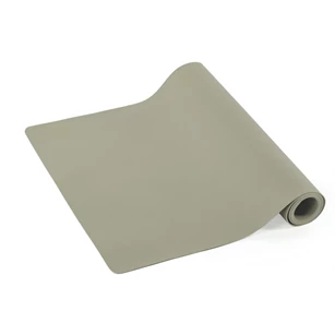 tafelloper leather look taupe 45x145