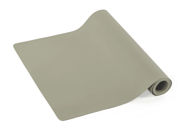 tafelloper leather look taupe 45x145