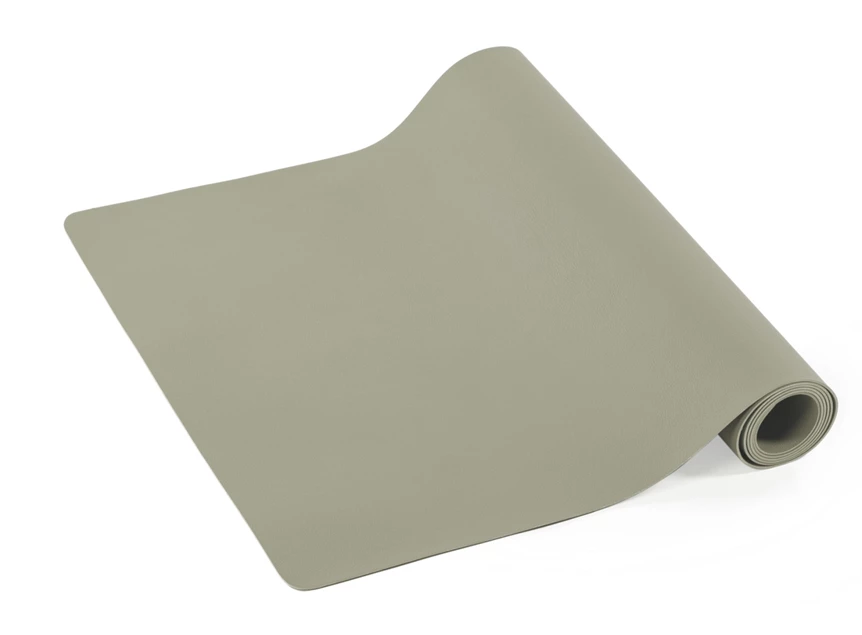 tafelloper leather look taupe 45x145