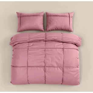 washed tufted oud roze 140x200/220.