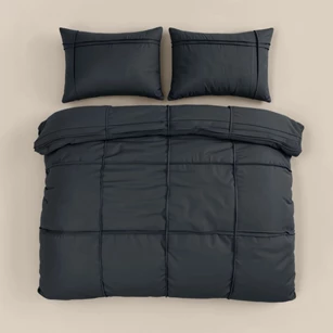 washed tufted antraciet 240x200/220