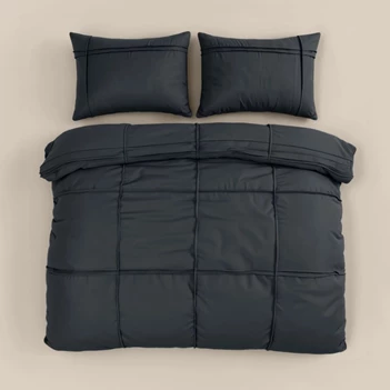 washed tufted antraciet 240x200/220