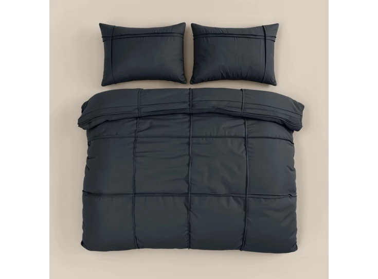 washed tufted antraciet 240x200/220