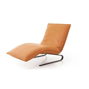 Ligzetel Jill leder amberkleur Koinor