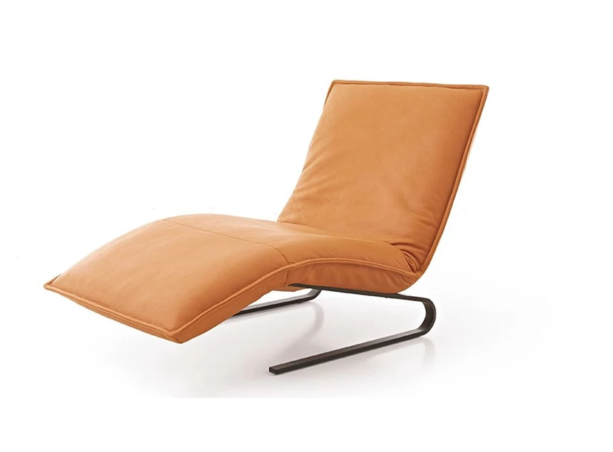 Ligzetel Jill leder amberkleur Koinor