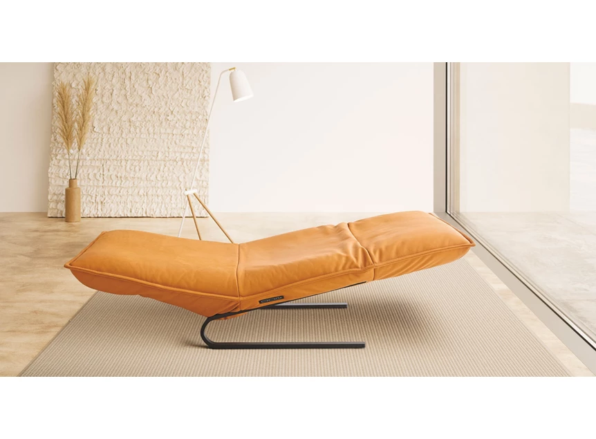 Relax Ligzetel Jill leder amberkleur Koinor