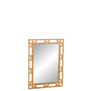 Wandspiegel ring rotan naturel Small