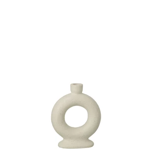 Vaas soli 1 ring steengoed gebroken wit S