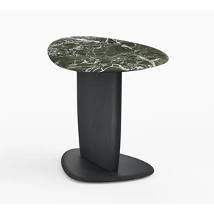 Bijzettafel Lotus 1390 natuursteen houten poot Draenert