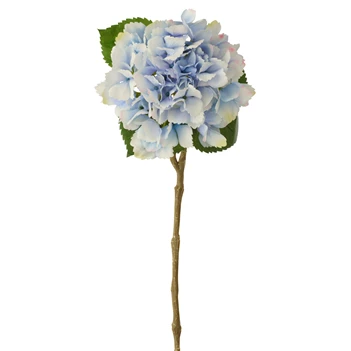 Hortensia echt gevoel stof blauw