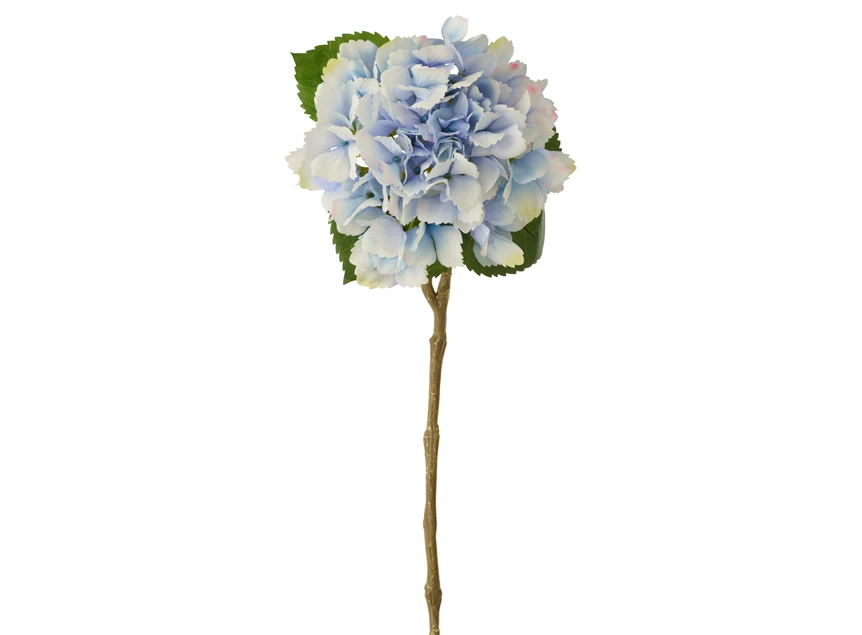 Hortensia echt gevoel stof blauw