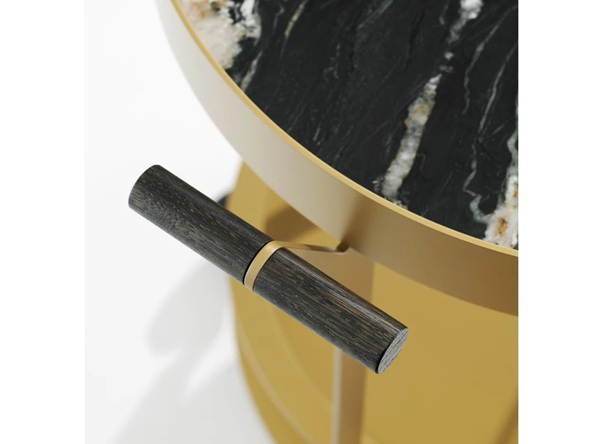 Greep Bar Cart Day 1387 goud metaal Draenert