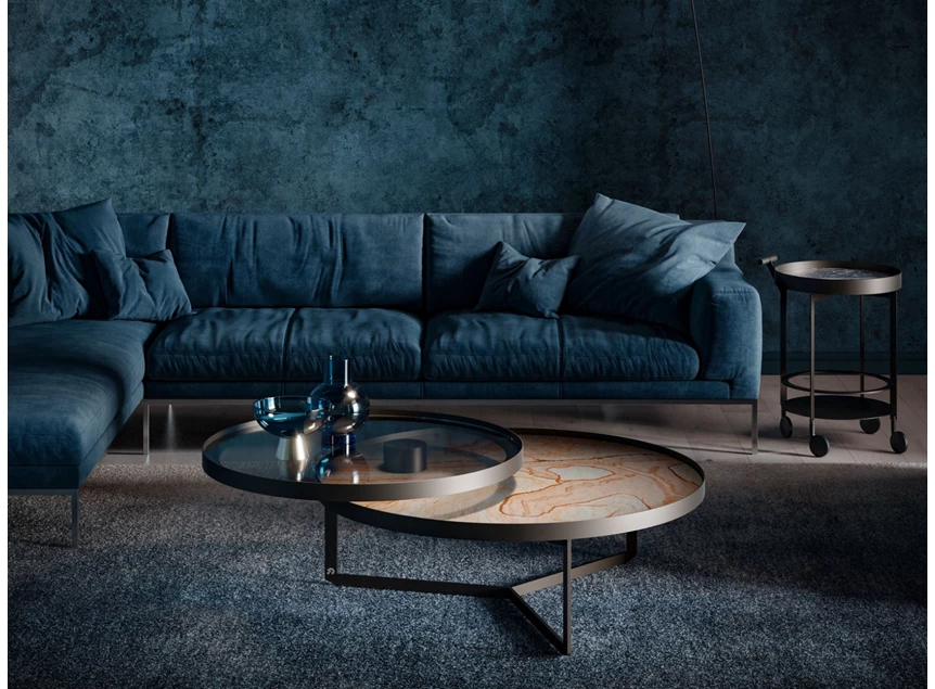 Sfeerfoto Bar Cart Day 1387 dark bronze metaal Draenert