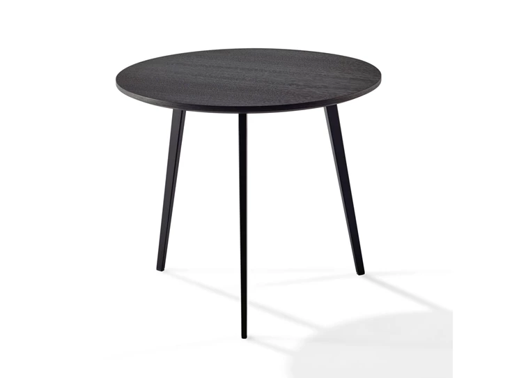 Bijzettafel Tosca rond fineer hout Draenert