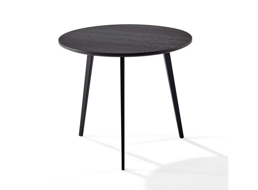 Bijzettafel Tosca rond fineer hout Draenert