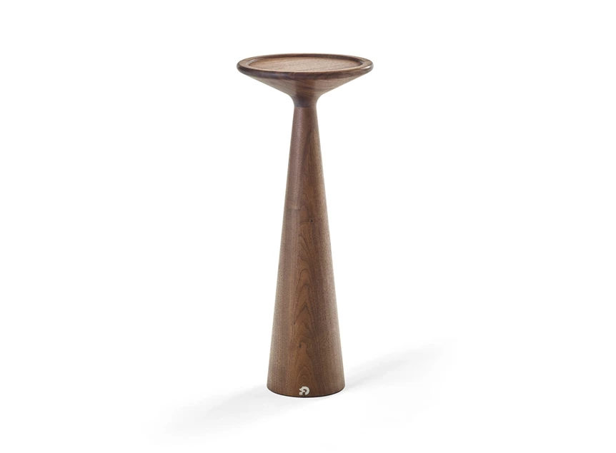 Smal Bijzettafel Figura 1015 massief Amerikaans walnoot Draenert