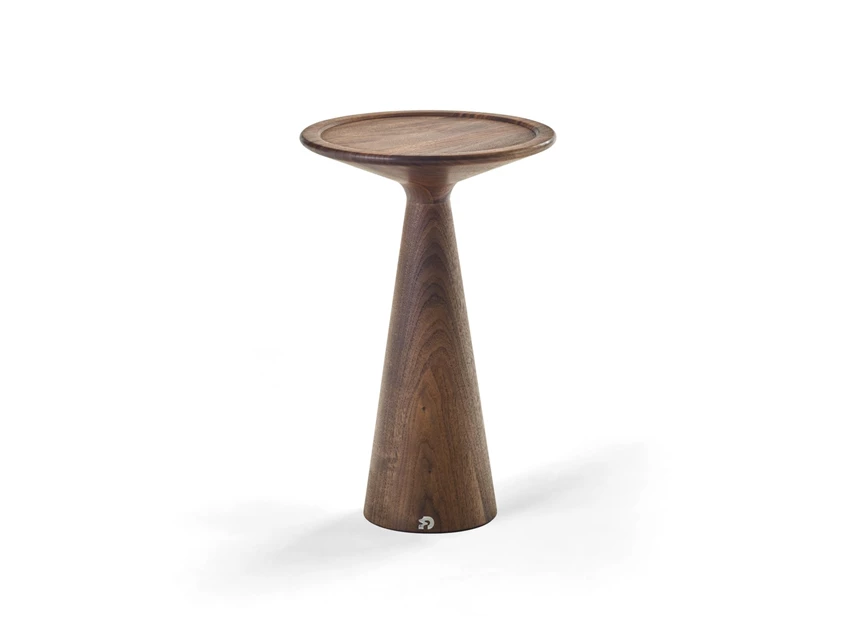 Medium Bijzettafel Figura 1015 massief Amerikaans walnoot Draenert