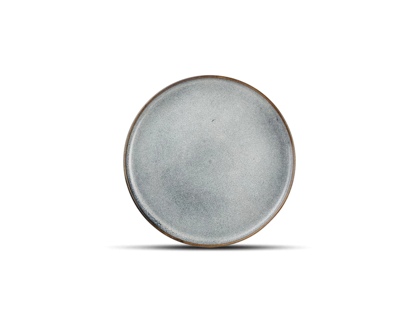 715800 plat bord 21cm duna blauw vooraanzicht