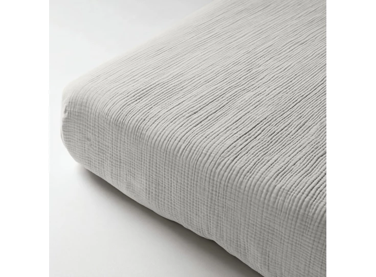 Hoeslaken mousseline créme