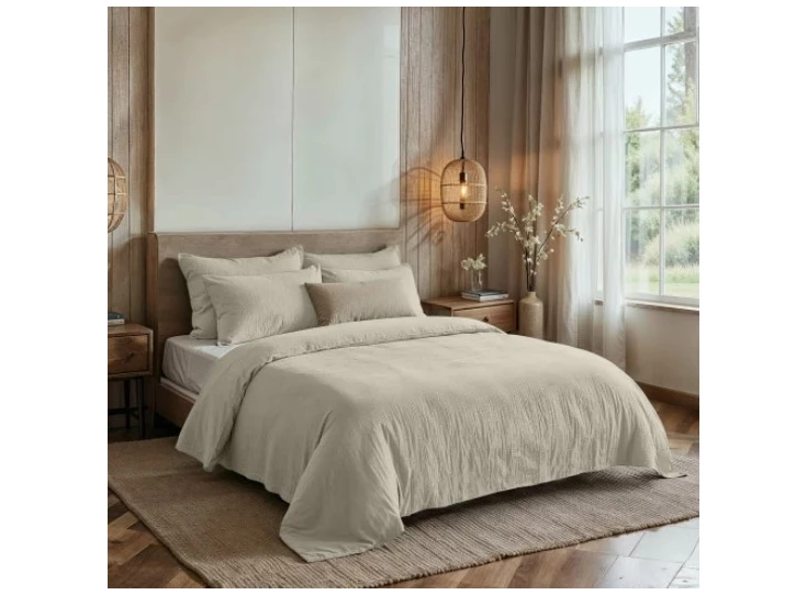 Mousseline peach ecru 240x220 sfeer