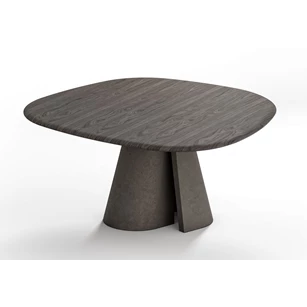 Eettafel Cooper Trapeza 1430 poot concrete slate grey Draenert