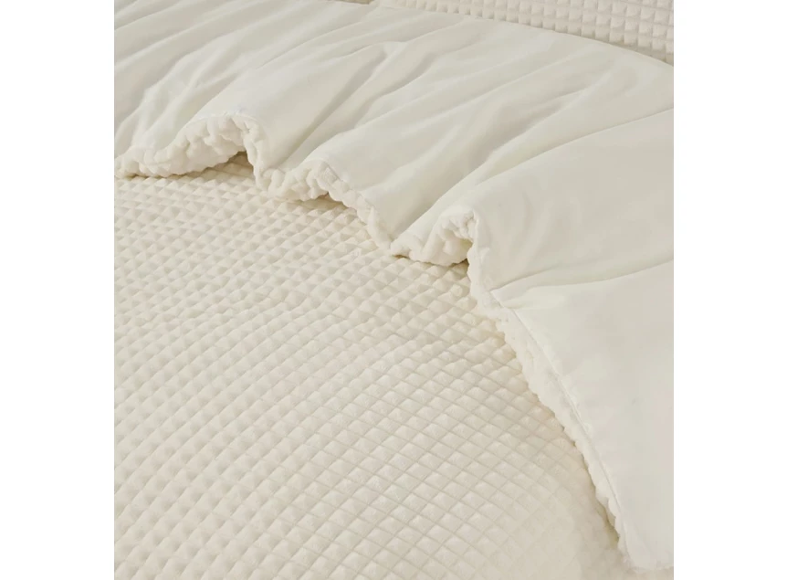 Check teddy beige 200x220 detail