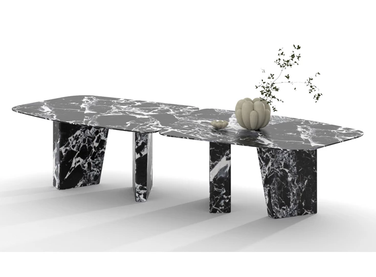Eettafel Paramount Double natuursteen Draenert