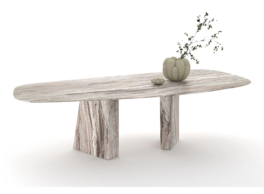 Eettafel Paramount Single natuursteen Draenert